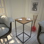 Hanah Home Mesa auxiliar Pure - Caucasian, Oak